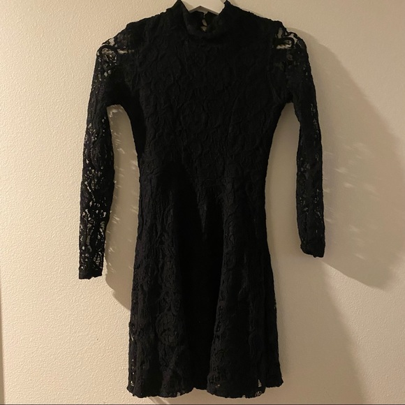 River island black lace dress size UK6 - Picture 1 of 6
